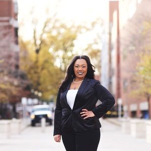 Classic black velvet blazer